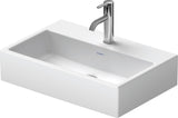 DURAVIT Vero Air Waschtisch 600 mm Weiß mit Hahnlochbank – Wandmontage