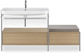 Duravit Happy D.2 Plus Sitzkissen 600x380x60 mm in Greige – Vinyl, passend zur Serie