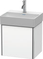 DURAVIT XSquare Waschtischunterbau 434 mm, 1 Tür links, Weiß Matt