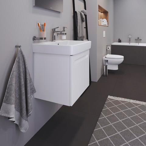 Duravit No.1 Waschtischunterbau wandhängend 540 mm mit 1 Auszug, weiß matt