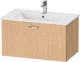 Duravit XBase Waschtischunterbau 600 mm wandhängend, 1 Auszug, weiß matt, mit Soft-Close
