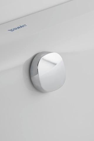 DURAVIT Quadroval Ab- und Überlaufgarnitur mit Drehgriff und Flexschlauch, Chrom