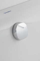 DURAVIT Quadroval Ab- und Überlaufgarnitur mit Drehgriff und Flexschlauch, Chrom
