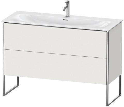 Duravit XSquare Waschtischunterbau 1210 mm mit 2 Auszügen, Eiche massiv, Anthrazit matt