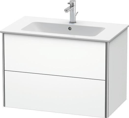 Duravit XSQUARE Waschtischunterbau 810 mm, 2 Schubkästen, s-matt, Eiche Ahorn, für ME by Starck