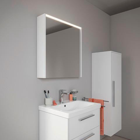 Duravit D-Code Einhebel-Waschtischmischer mit Kaltstart-Funktion, Chrom, 107 mm Ausladung