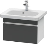 DURAVIT DuraStyle Waschtischunterbau wandhängend 580 mm betongrau matt mit Soft-Close-Auszug