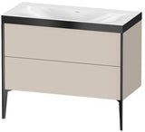 Duravit XViu Möbelwaschtischset 1000 mm mit Unterschrank und Viu Waschtisch