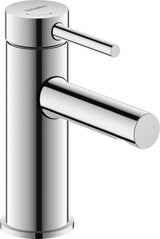 Duravit Circle Einhebel-Waschtischmischer Chrom – ohne Zugstange, 100 mm Auslauf, Keramikmischsystem