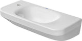 DURAVIT DuraStyle Handwaschbecken 500 mm, weiß, mit Hahnloch links, ohne Überlauf