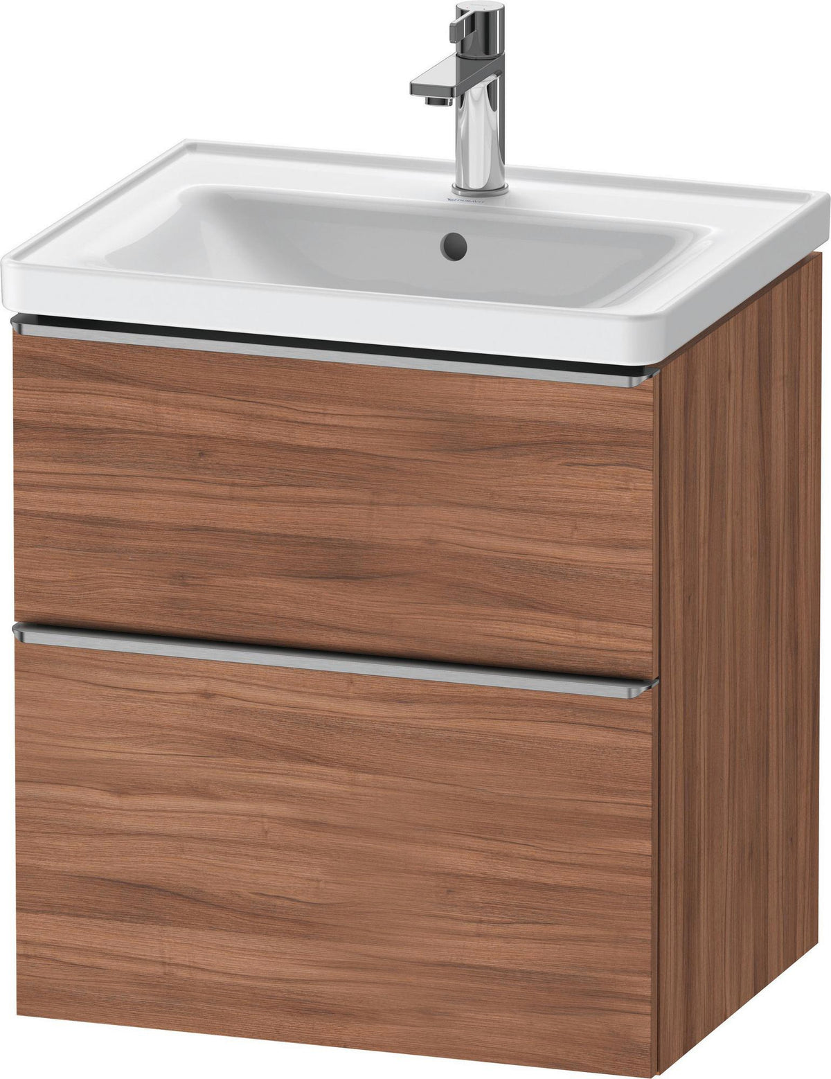 Duravit D-Neo Waschtischunterbau 584 mm betongrau matt mit Auszug und Schubkasten