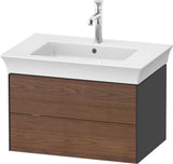 DURAVIT White Tulip Waschtischunterbau 684 mm, 2 Schubkästen, weiß seidenmatt, LED