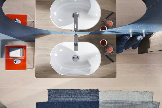 Duravit D-Neo Aufsatzbecken 600 mm oval weiß mit WonderGliss
