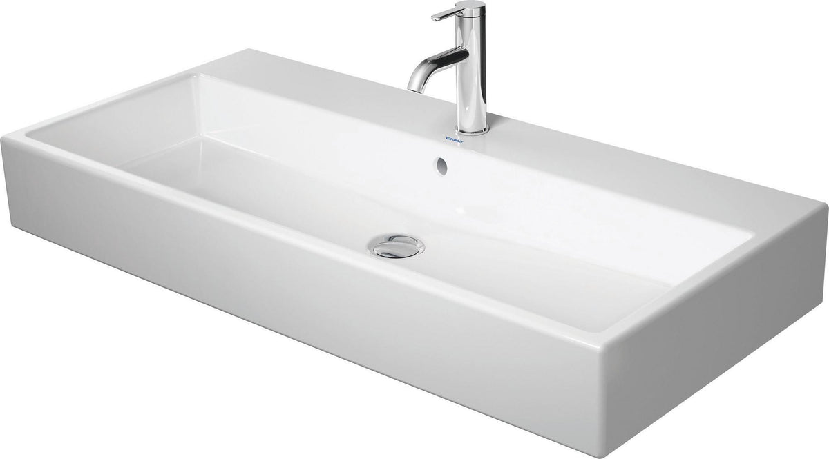 Duravit Waschtisch Vero Air 1000 mm mit Überlauf, 1 Hahnloch mittig, geschliffen, weiß