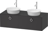DURAVIT White Tulip Waschtischunterbau 1300 mm, 1 Auszug, wandhängend, weiß seidenmatt