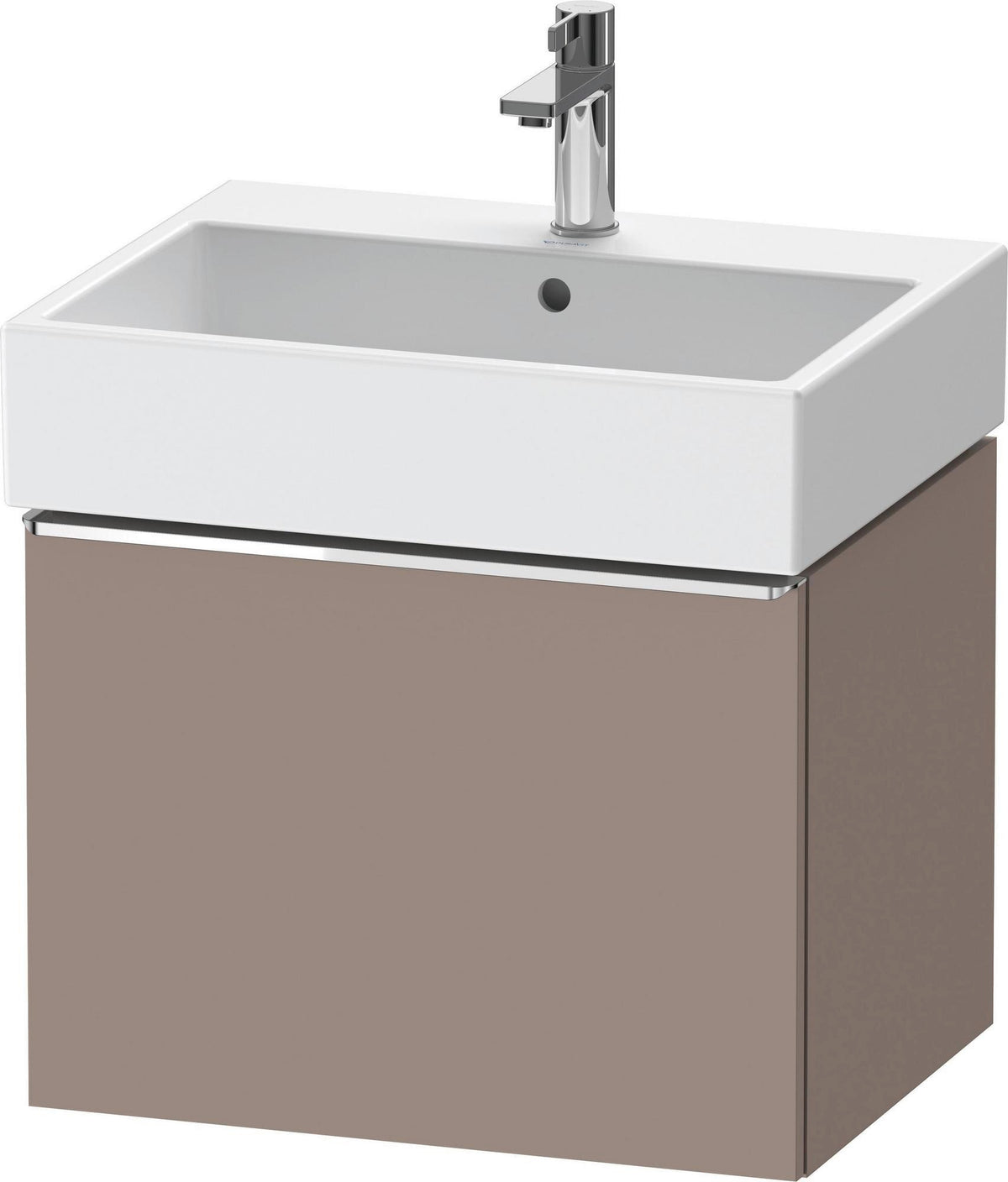 DURAVIT D-Neo Waschtischunterbau 584 mm wandhängend mit 1 Auszug, Griff Bronze, Weiß Matt