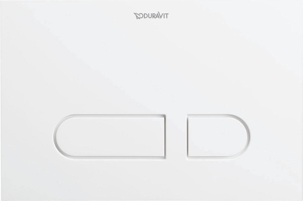 Duravit DuraSystem A1 Betätigungsplatte mechanisch für WC – Dual Flush, weiß, flächenbündig