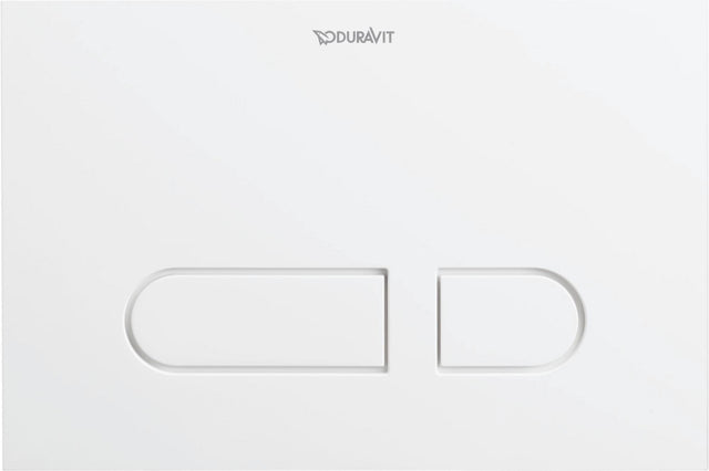 Duravit DuraSystem A1 Betätigungsplatte mechanisch für WC – Dual Flush, weiß, flächenbündig