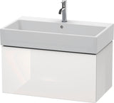 DURAVIT L-Cube Waschtischunterbau 784 mm, 1 Auszug, Weiß Matt, wandhängend, Tip-On