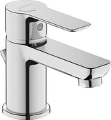 DURAVIT D-Code Einhebel-Waschtischmischer Schwarz mit FreshStart und MinusFlow