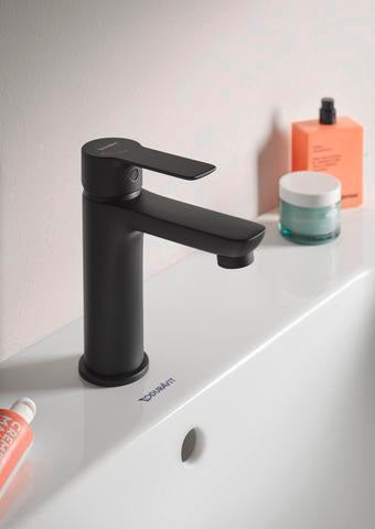 Duravit D-Code Einhebel-Waschtischmischer mit Kaltstart-Funktion, Chrom, 107 mm Ausladung