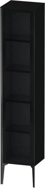 Duravit Hochschrank XViu 1770 mm Glasfront dolomiti grey hochglanz, rechts, Push-Open