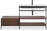 Duravit C.1 Einhebel-Waschtischmischer M mit Zugstange, Schwarz Matt