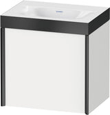 DURAVIT XViu c-bonded Waschtischset wandhängend 450 mm weiß mit Siphon und 1 Tür