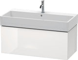 Duravit L-Cube Waschtischunterbau 984 mm taupe supermatt mit Tip-On-Technik
