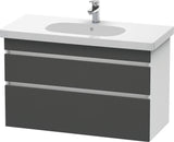 DURAVIT DuraStyle Waschtischunterbau 1000 mm wandhängend, 2 Schubkästen, weiß matt
