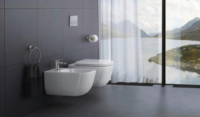 DURAVIT Starck T Handtuchring Chrom 210 mm – Schwenkbar, Verdeckte Befestigung, Rostfreier Stahl