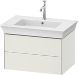 DURAVIT White Tulip Waschtischunterbau 684 mm, 2 Schubkästen, weiß seidenmatt, LED