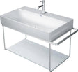 DURAVIT DuraSquare Metallkonsole mit Handtuchhalter links/rechts, chrom – 865 mm