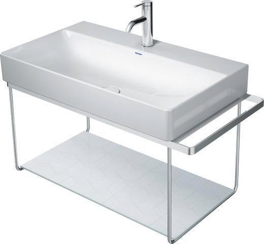 DURAVIT DuraSquare Metallkonsole mit Handtuchhalter links/rechts, chrom – 865 mm