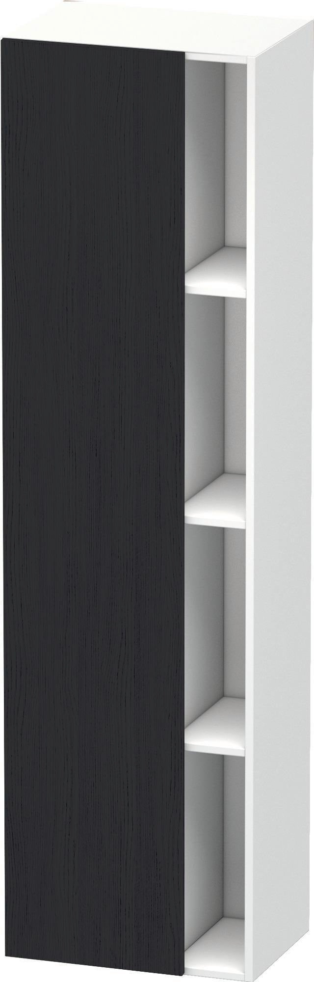 DURAVIT DuraStyle Hochschrank 360x500x1800mm, 1 Tür links, weiß matt – Wandhängend mit Soft-Close