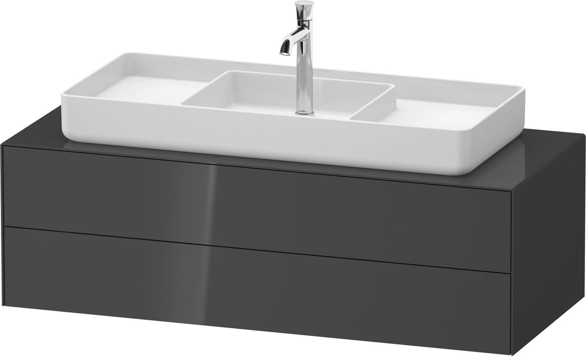 DURAVIT White Tulip Waschtischunterbau 1300 mm Nussbaum mitte seidenmatt von Philippe Starck