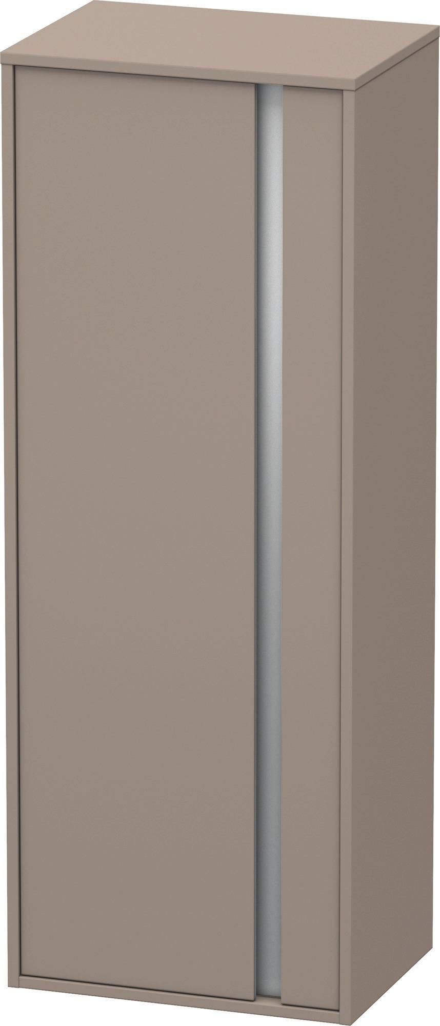 Duravit Hochschrank Ketho 360x500x1320mm, 1 Tür, Anschlag links, weiß matt – wandhängend mit Soft-Close