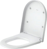DURAVIT Univavo WC-Sitz D-Form tief 455mm mit Absenkautomatik und Edelstahl-Scharnieren
