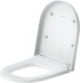 DURAVIT Univavo WC-Sitz D-Form tief 455mm mit Absenkautomatik und Edelstahl-Scharnieren