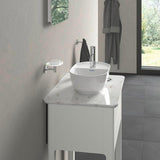 DURAVIT Luv Quarzsteinkonsole 688x475mm mit 1 Ausschnitt, weiß struktur – Designerin Cecilie Manz