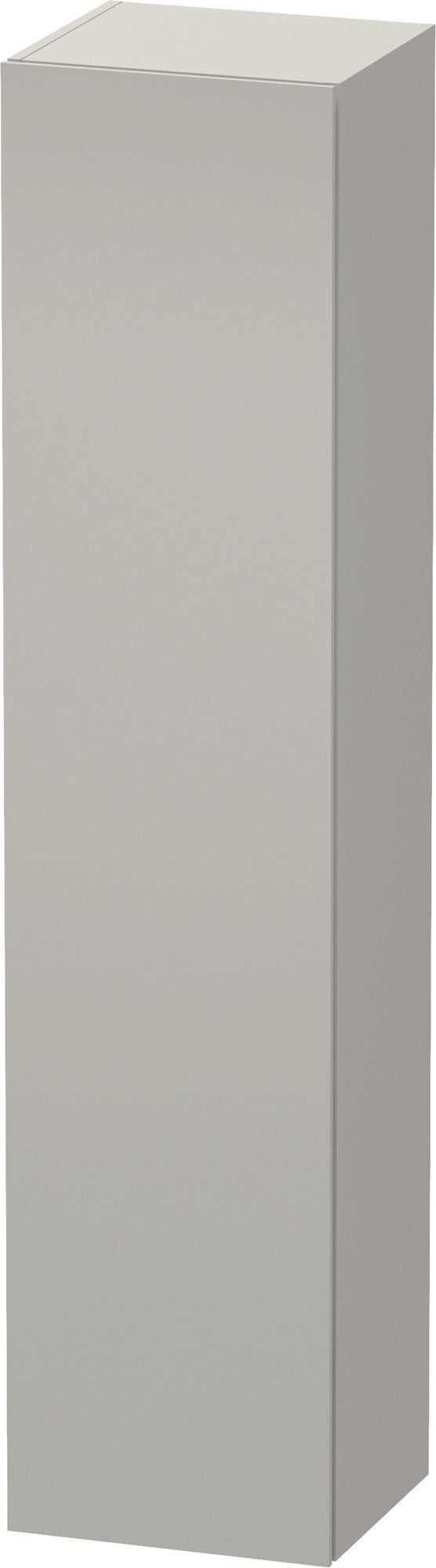 Duravit Hochschrank L-Cube 363x400x1760mm 1 Tür, Anschlag links, Betongrau Matt