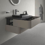 Duravit Happy D.2 Konsolenwaschtischunterbau 1000 mm Taupe Supermatt mit Tip-on und Soft-Close