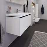 Duravit D-Neo Halbhochschrank 400 mm Eiche mit 1 Tür und Soft-Close