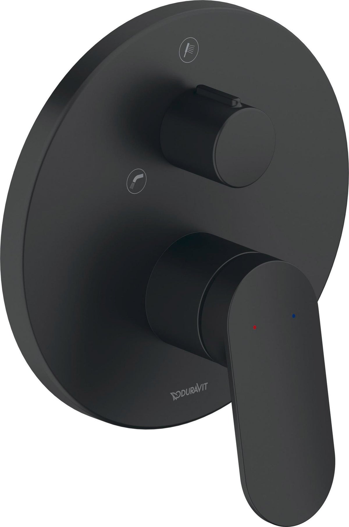 DURAVIT Wave Einhebel-Wannenmischer Unterputz mit Keramikmischsystem und Umstelleinheit in Chrom
