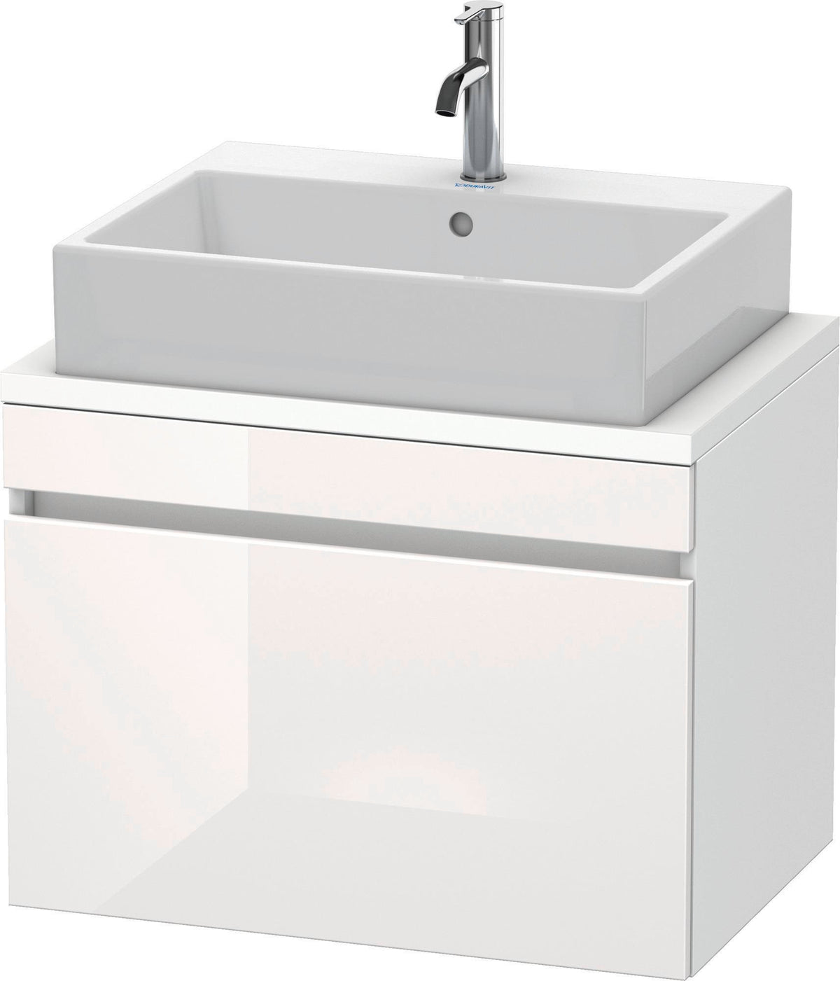 DURAVIT DuraStyle Konsolenunterschrank 700 mm betongrau matt mit Soft-Close-Auszug