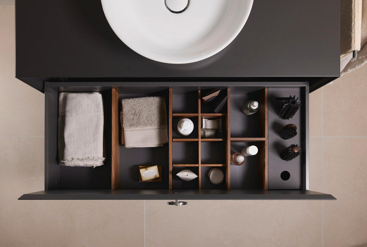 DURAVIT White Tulip Waschtischunterbau 1000 mm, 1 Auszug, wandhängend, weiß seidenmatt