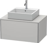 Duravit XSquare Waschtischunterbau 800 mm wandhängend, 1 Auszug, ohne Armatur, seidenmatt