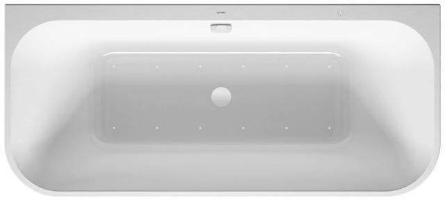 DURAVIT Whirlwanne Happy D.2Plus 1800x800mm Acryl Graphit Supermatt Vorwand