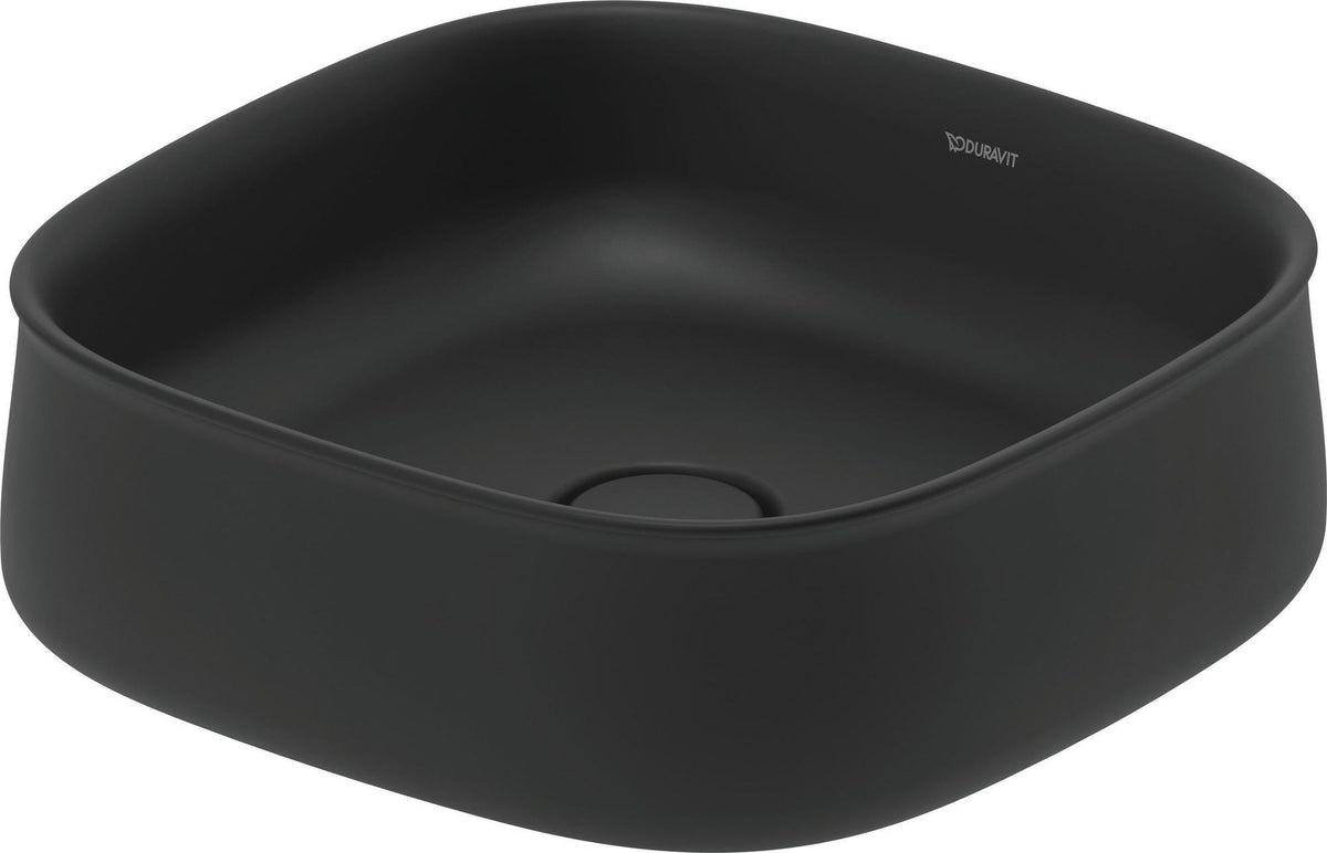 DURAVIT Aufsatzbecken Zencha 420 mm Weiß, geschliffen, ohne Überlauf & Hahnloch – DuraCeram