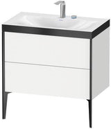 Duravit Möbelwaschtischset XVIU 800x480mm Chaos mit Möbelwaschtisch Viu und Unterbau